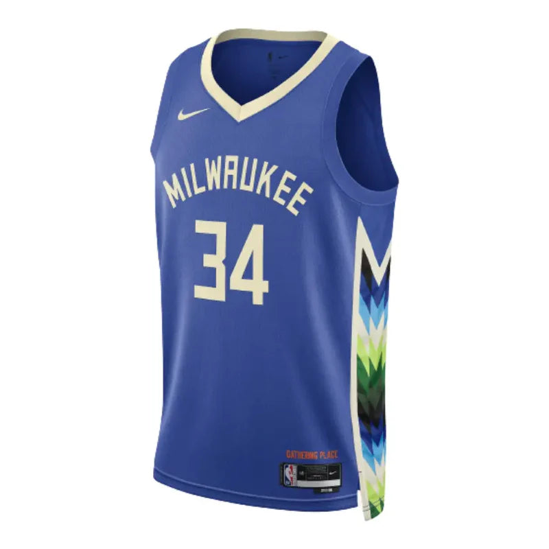 Maillot Milwaukee Bucks City Edition 2022/2023 - Vue de face