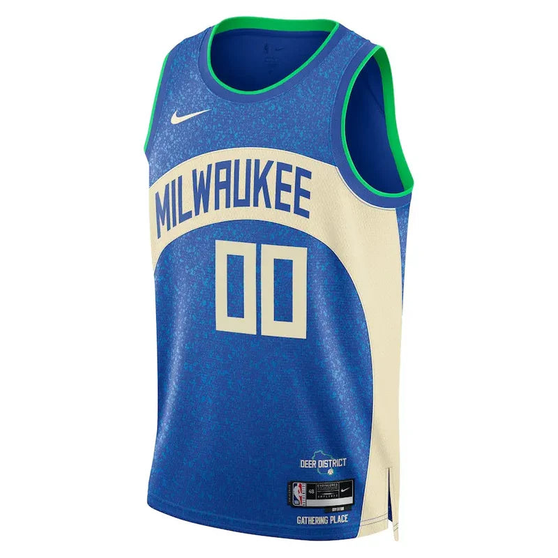 Maillot Milwaukee Bucks City Edition 2023/2024 - Vue de face