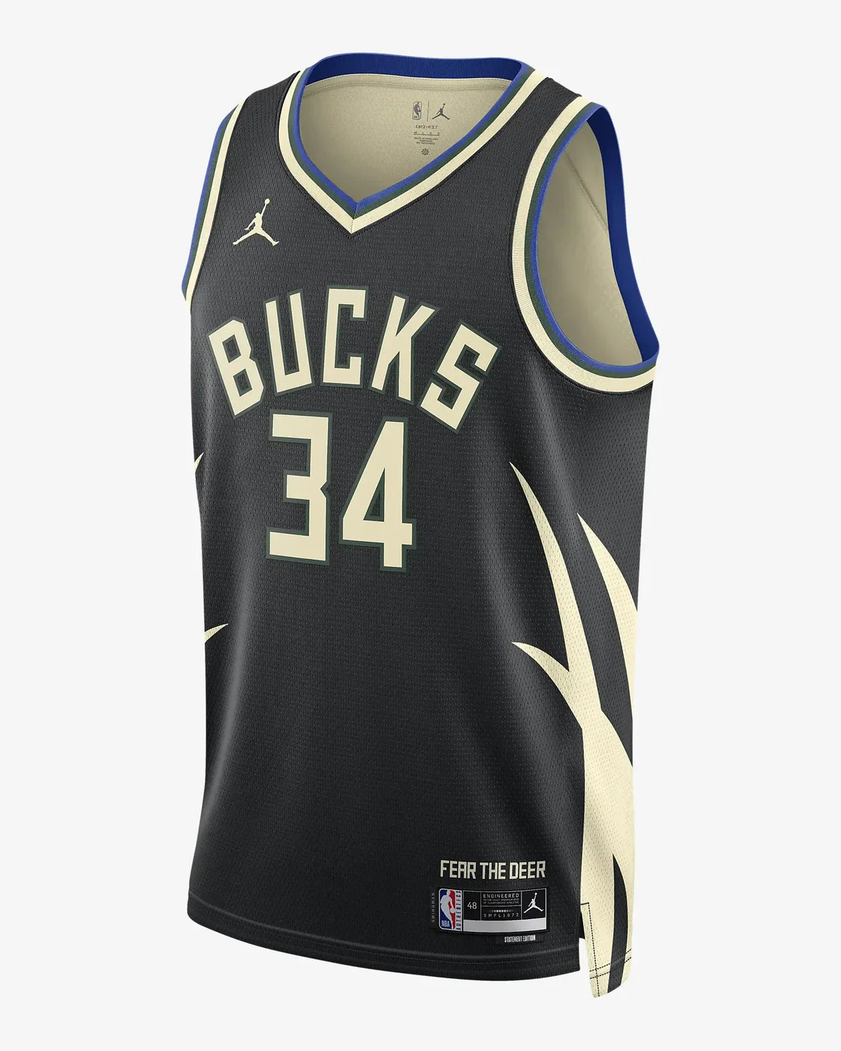Maillot Milwaukee Bucks Statement Edition 2025/2026 - Vue de face