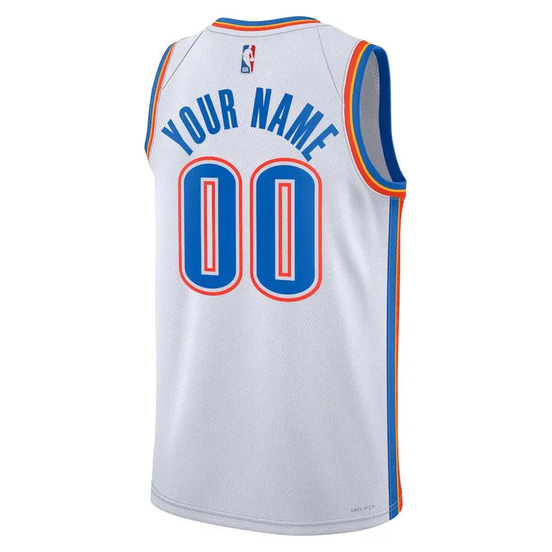 Maillot Oklahoma City Thunder Association Edition 2025/2026 - Vue de dos
