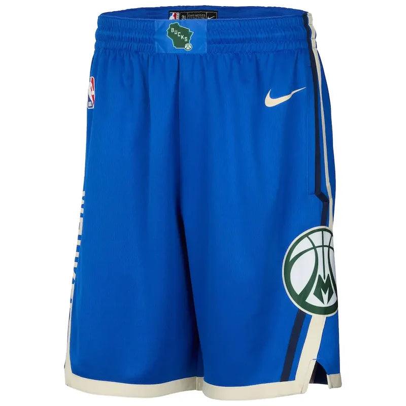 Short Milwaukee Bucks City Edition 2024/2025 - Vue de face